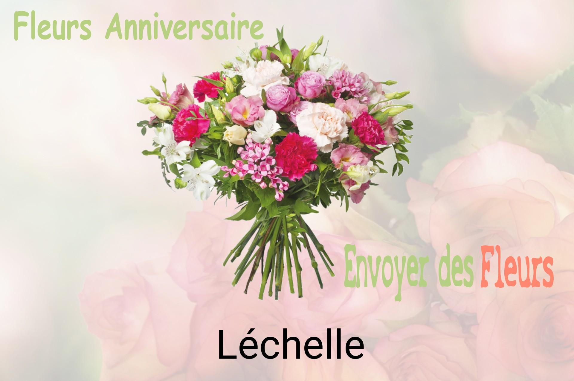 Bouquet de fleurs d’anniversaire livré à Léchelle