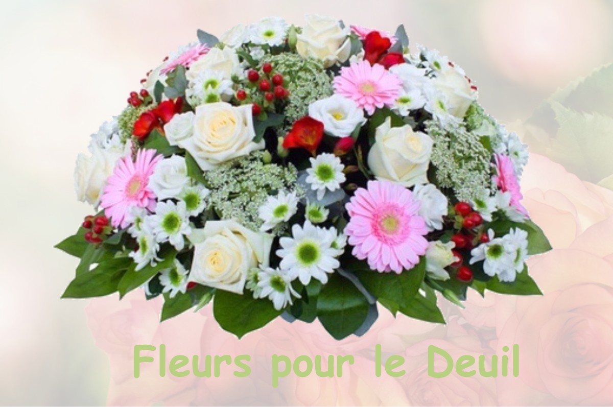 fleurs deuil LECHELLE